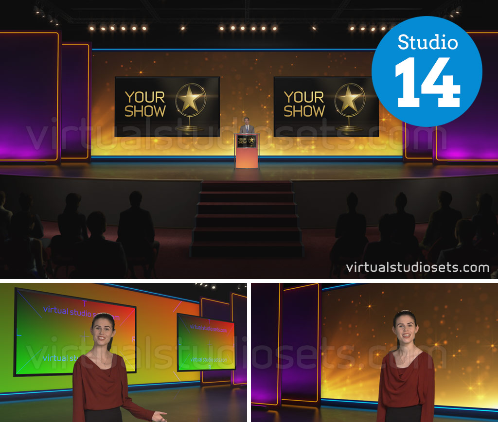 Studio 14 : virtual stage set from virtualstudiosets.com