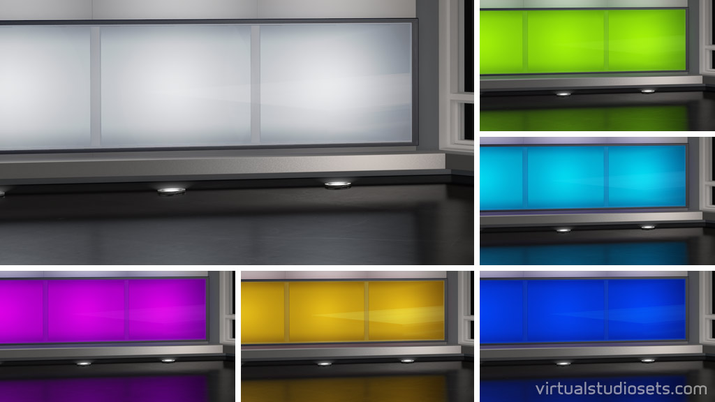 virtual set change colours