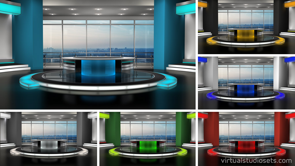virtual set colour change