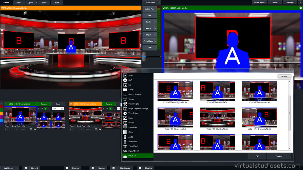 Vmix Build Virtual Set