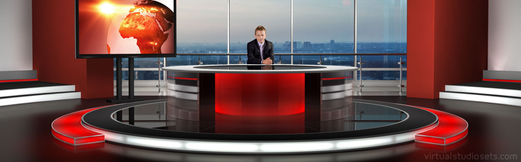 news studio background psd