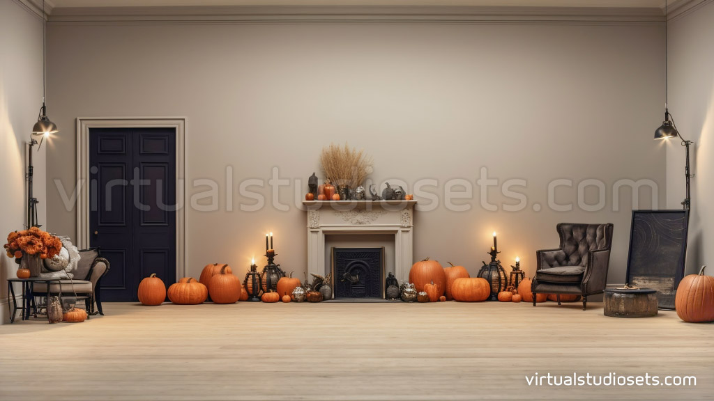 Halloween Virtual Set Background | Virtual Studio Sets