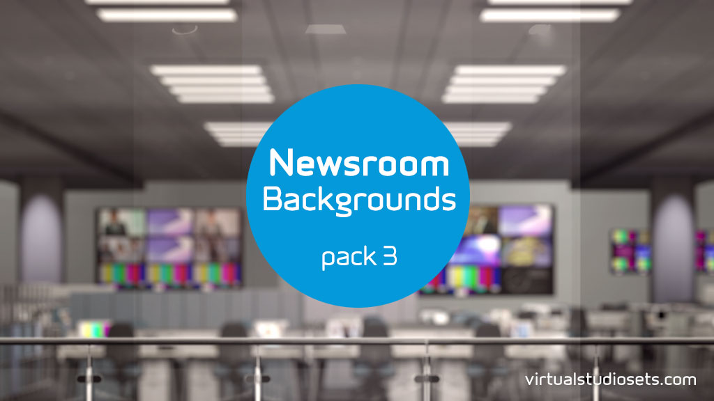 Virtual News Room Background