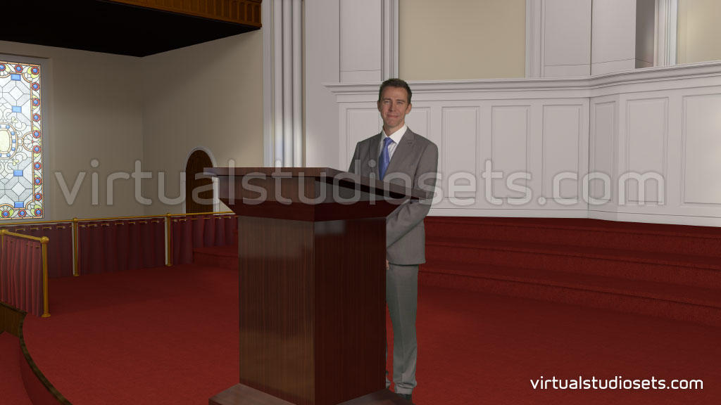 church virtual background