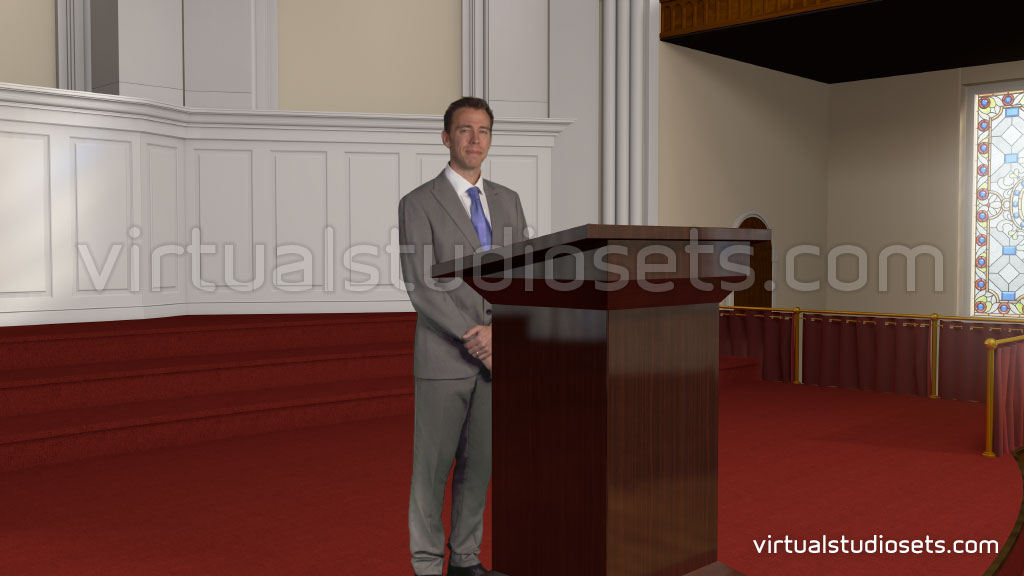 church virtual background