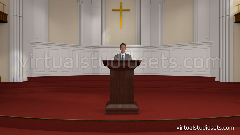 virtual church set