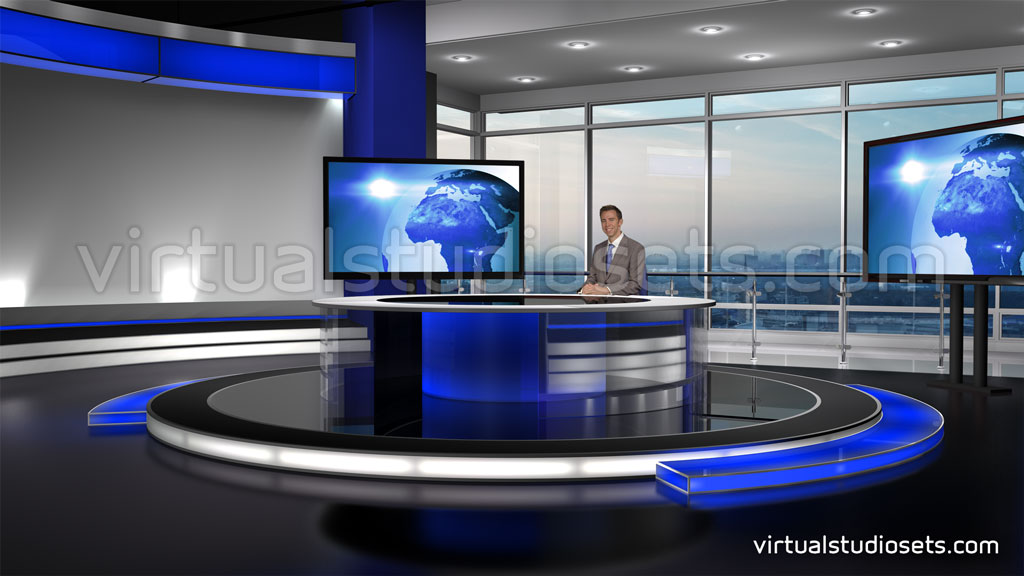 virtual studio set