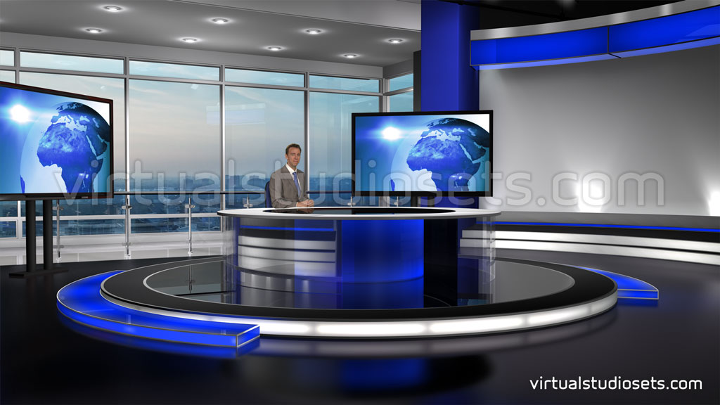 virtual studio set