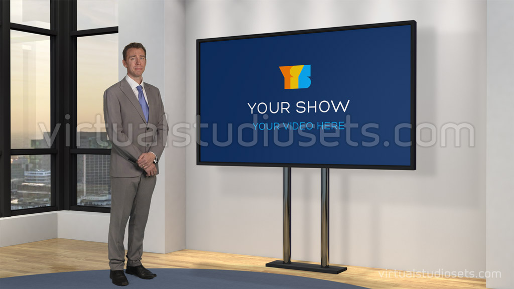 Virtual Set from virtualstudiosets.com - Studio 5 (standing)